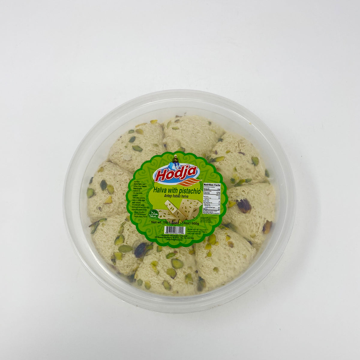 Hodja halva with pistachio 500g – Two Brothers Halal Market
