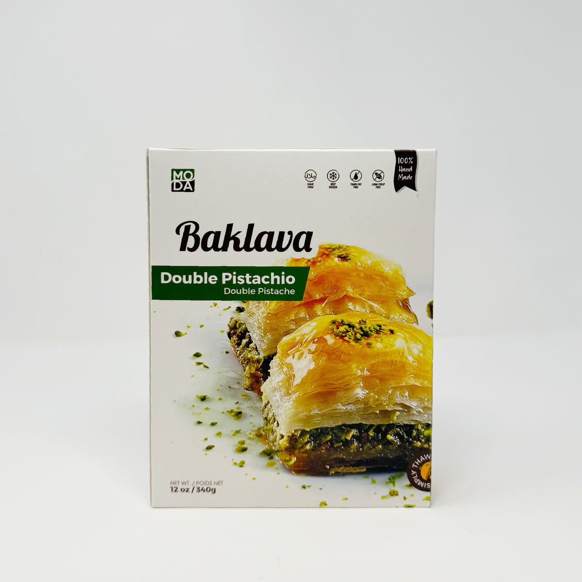 Moda Baklawa Double pistachio 340g (In-Store Only) - Two Brothers Halal ...