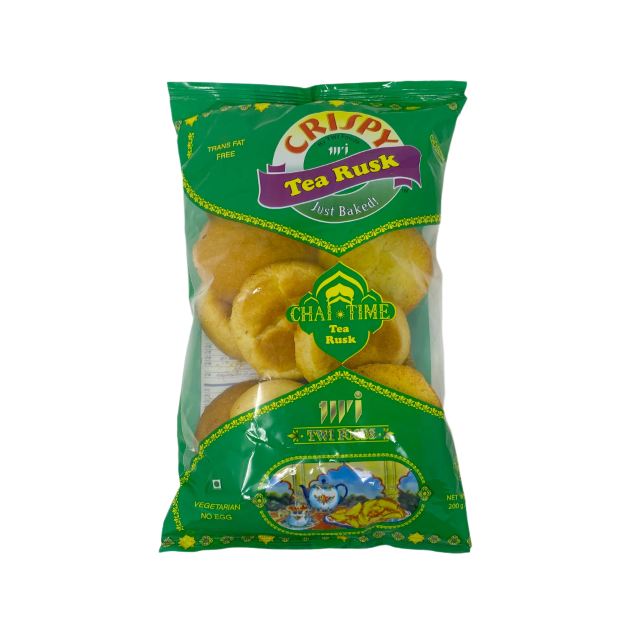Yellow Color Tea Rusk Crispy Tea Rusk 200g – Two Brothers Halal Market