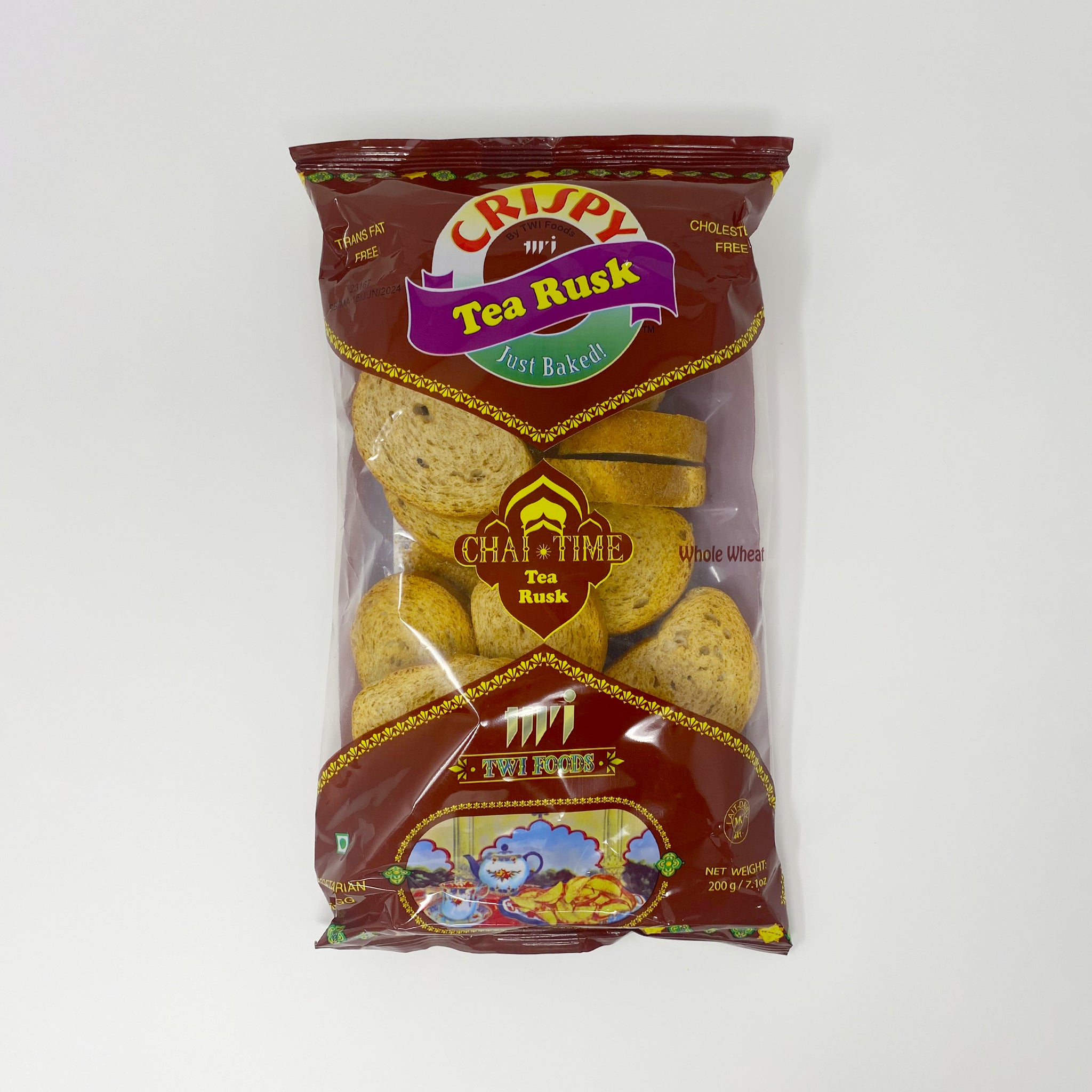 Yellow Color Tea Rusk Crispy Tea Rusk 200g – Two Brothers Halal Market