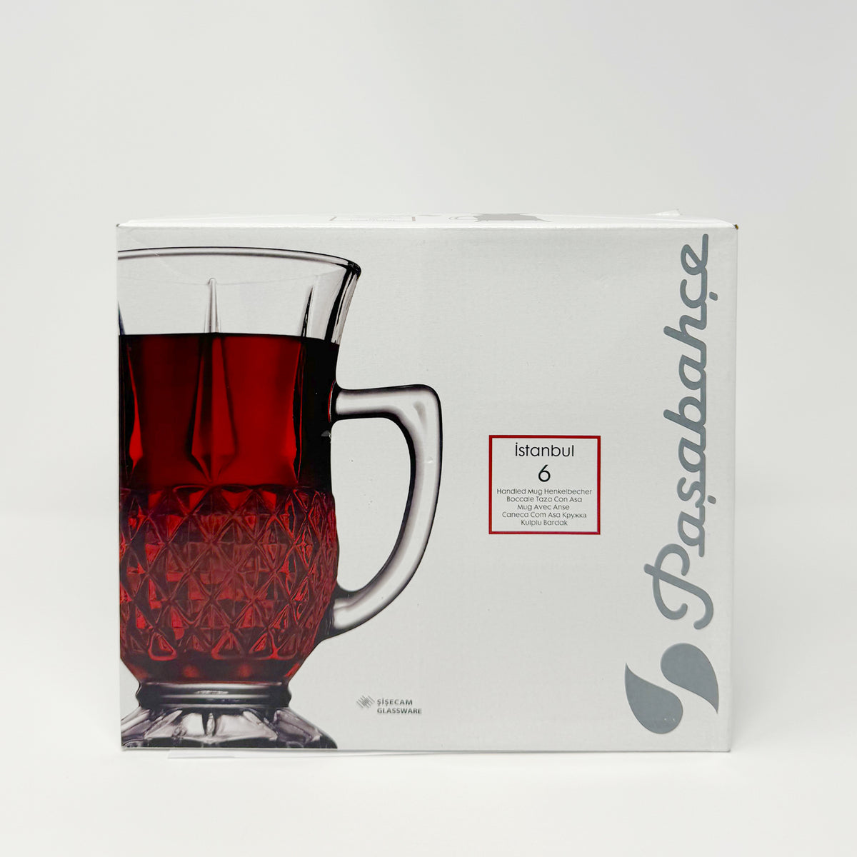6 Verres à Thé Pasabahce Istanbul - Verre Classique 160 Ml Résistant Micro-ondes