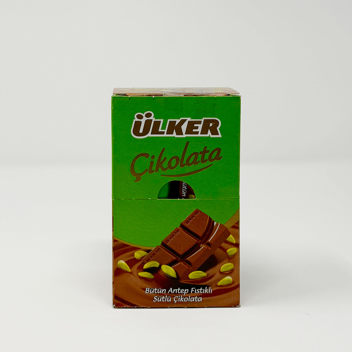 Ulker milk chocolate with pistachio 360g – Two Brothers Halal Market